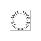 Einzigartig Modernes Minimalistisches Schlicht Gummistempel (Prägung)