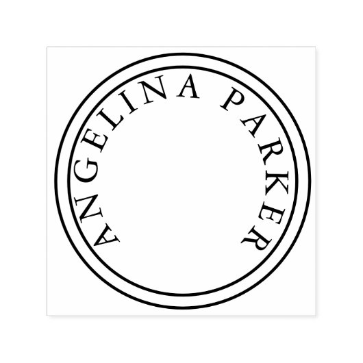 Einzigartig Modernes Minimalistisches Schlicht Permastempel (Design)