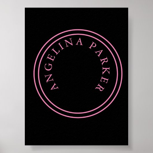 Einzigartig Modernes Minimalistisches Schlicht Poster (Vorne)