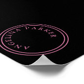 Einzigartig Modernes Minimalistisches Schlicht Poster (Ecke)