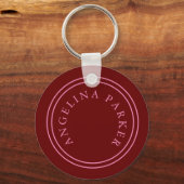 Einzigartig Modernes Minimalistisches Schlicht Schlüsselanhänger (Vorderseite)