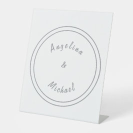 Einzigartig Modernes Minimalistisches Schlicht Sockelschild