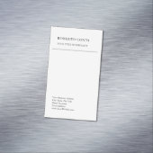 Einzigartig Modernes Schlichtes Minimalistisch Magnetische Visitenkarte (Beispiel)