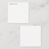 Einzigartig Modernes Schlichtes Minimalistisch Mitteilungskarte (Vorne/Hinten)