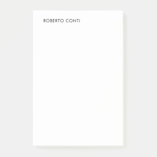 Einzigartig Modernes Schlichtes Minimalistisch Post-it Klebezettel (Vorderseite)