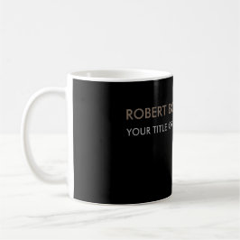 Einzigartig Modernes Schwarzes Stilvolles Kaffeetasse
