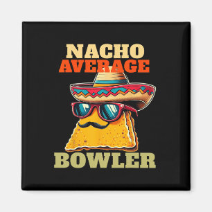 Einzigartig Nacho Average Bowler Zehn Button Bowle Magnet