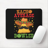 Einzigartig Nacho Average Bowler Zehn Button Bowle Mousepad (Mit Mouse)