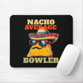 Einzigartig Nacho Average Bowler Zehn Button Bowle Mousepad (Mit Mouse)