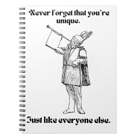 einzigartig notizblock (Vorderseite)