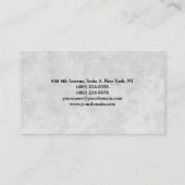 Einzigartig Original Schlichte Maskuline Minimalis Visitenkarte (Rückseite)