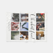 Einzigartig Personalisiert Oh, was Spaß Fleecedecke (Vorderseite (Horizontal))