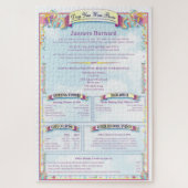 Einzigartig Personalisiert zur Geburtstagsgeschich Puzzle (Vertikal)