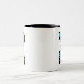 Einzigartig Personalisierte Monogramm Initial Z Zweifarbige Tasse (Mittel)