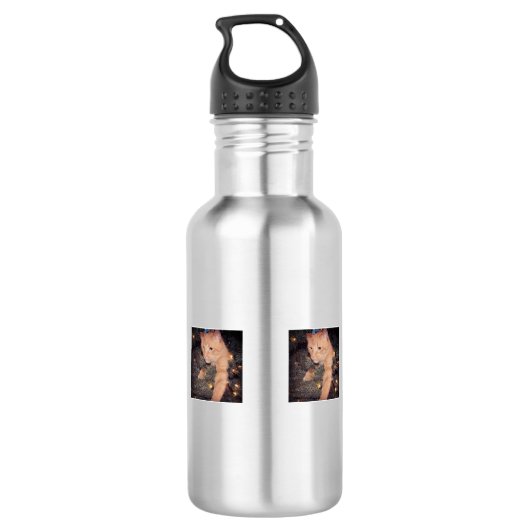 Einzigartig personifizieren Sie Fotos Edelstahlflasche (Rückseite)