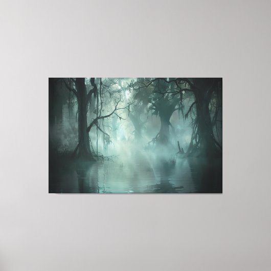 Einzigartig Phantastischer Sumpf Leinwanddruck (Vorderseite)