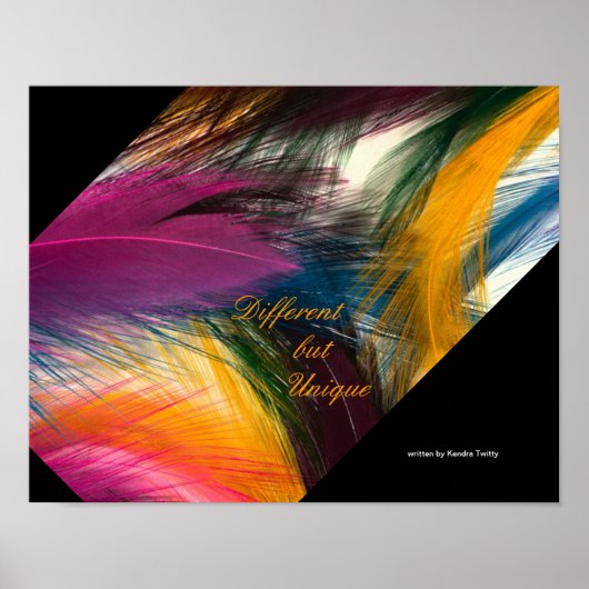 Einzigartig Poster (Vorne)