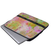 Einzigartig psychedelisch abstrakt, persönlich lus laptopschutzhülle (Vorne Knopf)