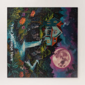 Einzigartig psychedelisch und lustig personalisier puzzle (Horizontal)