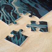 Einzigartig psychedelisch und lustig personalisier puzzle (Seite)