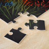 Einzigartig psychedelisch und lustig personalisier puzzle (Seite)