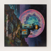 Einzigartig psychedelisch und lustig personalisier puzzle (Horizontal)