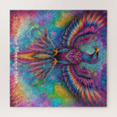 Einzigartig psychedelisch und lustig personalisier puzzle (Horizontal)