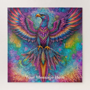 Einzigartig psychedelisch und lustig personalisier puzzle