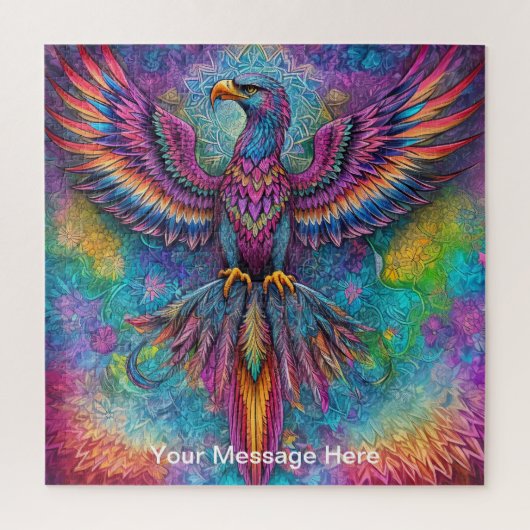 Einzigartig psychedelisch und lustig personalisier puzzle (Vertikal)