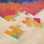 Einzigartig psychedelisch und lustig personalisier puzzle (Seite)