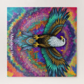 Einzigartig psychedelisch und lustig personalisier puzzle (Horizontal)