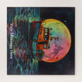 Einzigartig psychedelisch und lustig personalisier puzzle (Horizontal)