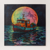 Einzigartig psychedelisch und lustig personalisier puzzle (Vertikal)