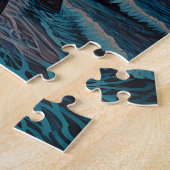 Einzigartig psychedelisch und lustig personalisier puzzle (Seite)