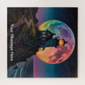 Einzigartig psychedelisch und lustig personalisier puzzle (Horizontal)