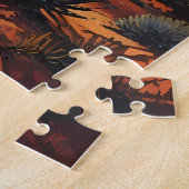 Einzigartig psychedelisch und lustig personalisier puzzle (Seite)