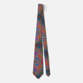 Einzigartig Rainbow Mardi Gras Bead Neck Tie Krawatte (Vorderseite)