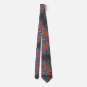 Einzigartig Rainbow Mardi Gras Bead Neck Tie Krawatte (Rückseite)