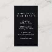 Einzigartig Real Anwesen Agent Broker Cherry Bloss Visitenkarte (Rückseite)