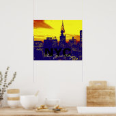 Einzigartig Retro New York City Poster (Küche)
