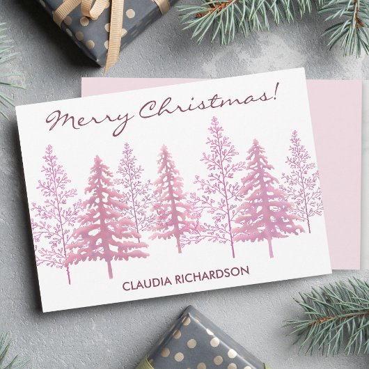 Einzigartig rosa Blütenbaum Weihnachten