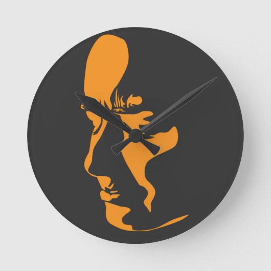 einzigartig runde wanduhr (Vorderseite)
