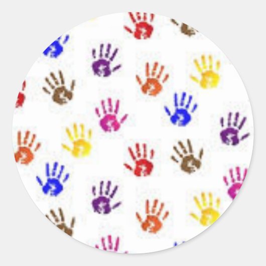 Einzigartig Runder Aufkleber (Vorderseite)