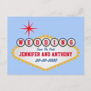 Einzigartig Save the Date Feiertagspostkarte