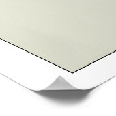 Einzigartig sein (grün) poster (Ecke)