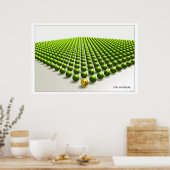 Einzigartig sein (grün) poster (Küche)