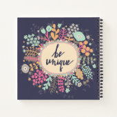 einzigartig sein notizbuch (Rückseite)