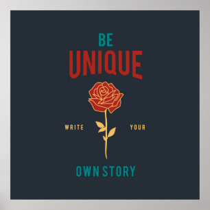 Einzigartig sein poster