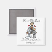 Einzigartig speichern Sie das Datum Magnet religiö (Vorderseite/Rückseite)