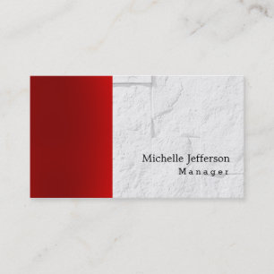 Einzigartig Stilvolle Red Gray Wall Brick Visitenkarte